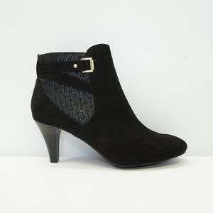 Apri High Heel Ankle Boot Bootie Black 9.5